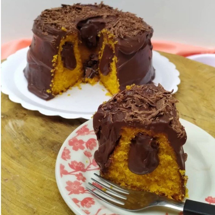 Cenoura com Ganache - La Doçura